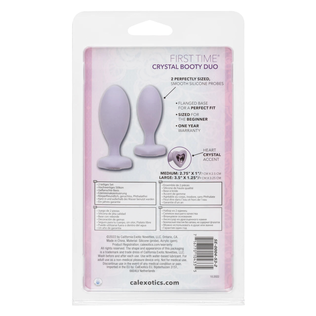 First Time® Crystal Booty Duo - Purple