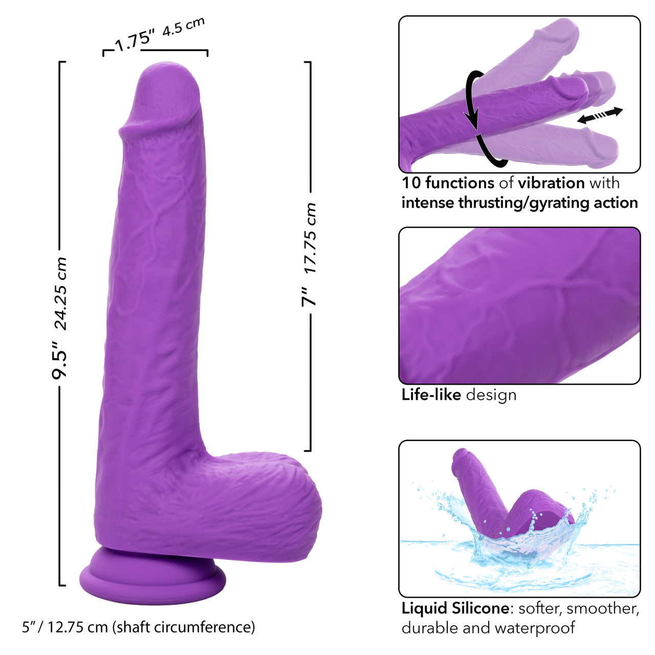Rechargeable Gyrating & Thrusting Silicone Studs The Love Store Online Rechargeable Gyrating & Thrusting Silicone Studs The Love Store Online