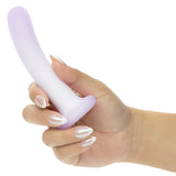 Lavender Haze Slender Curved Rechargeable Silicone Probe - Purple