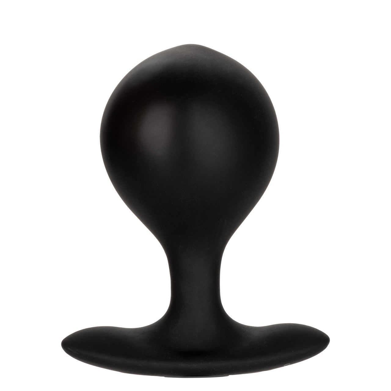 Weighted Silicone Inflatable Plug - Black