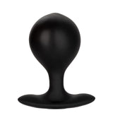Weighted Silicone Inflatable Plug - Black