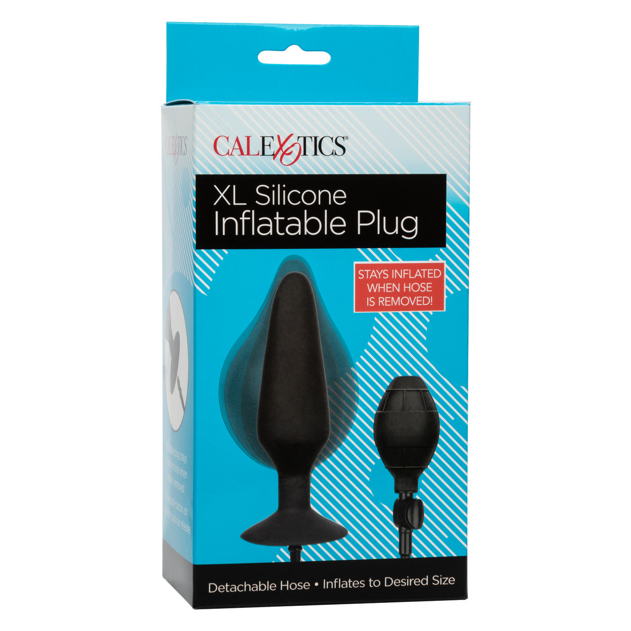 Silicone Inflatable Plug - X Large Black