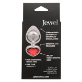 Jewel Large Ruby Heart Plug
