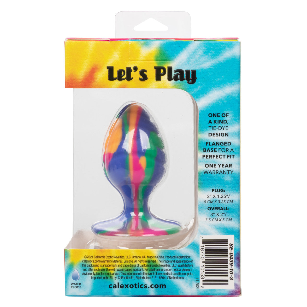 Cheeky Swirl Tie-Dye Plug