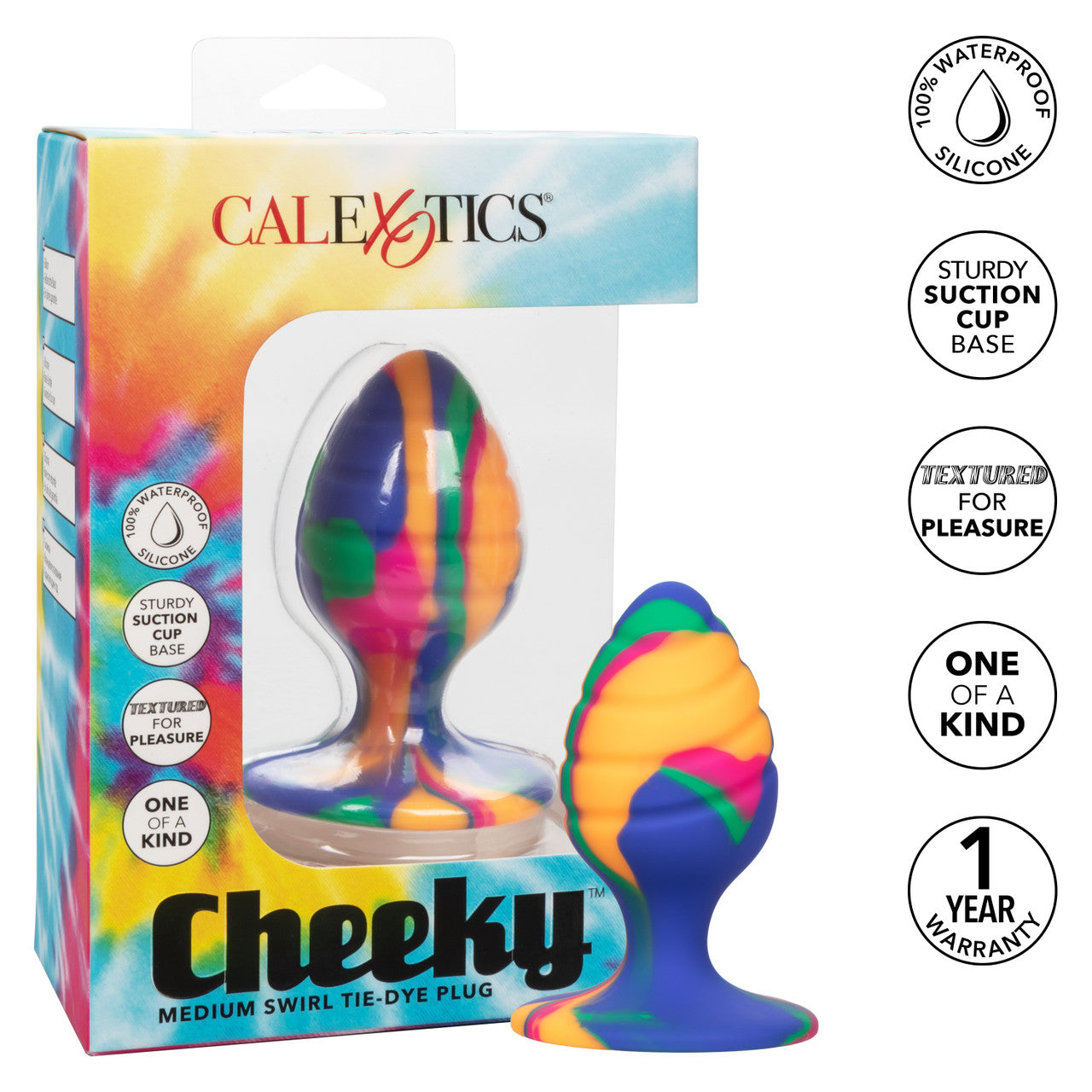 Cheeky Swirl Tie-Dye Plug