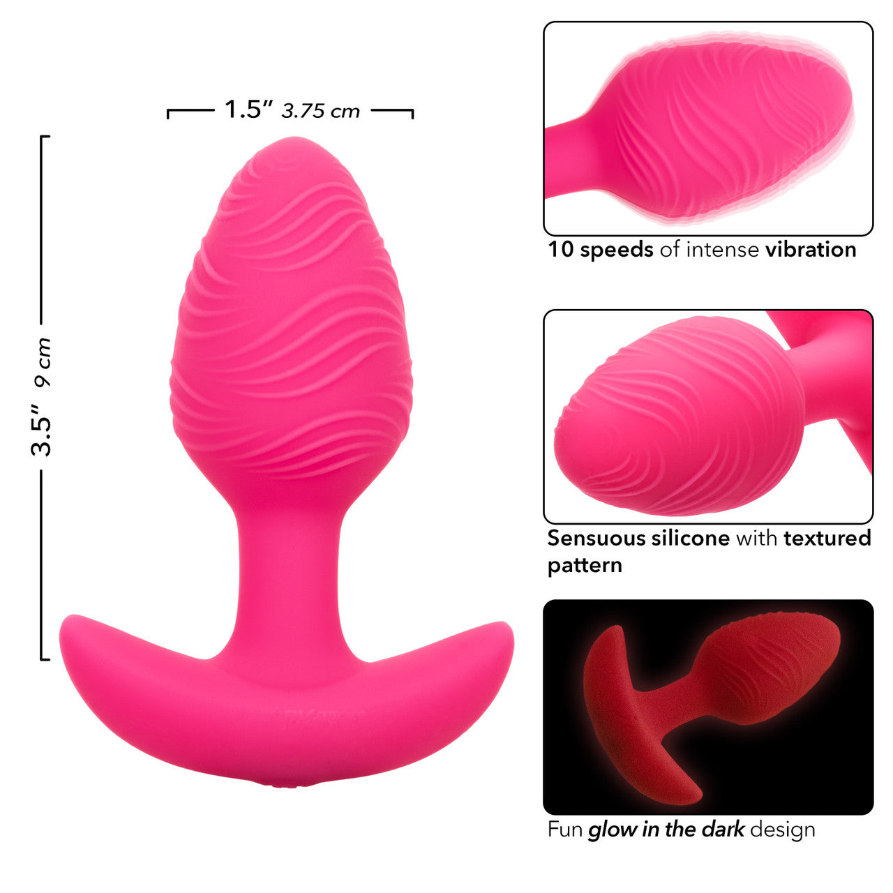 Cheeky Vibrating Glow-In-The-Dark Butt Plug The Love Store Online Cheeky Vibrating Glow-In-The-Dark Butt Plug The Love Store Online