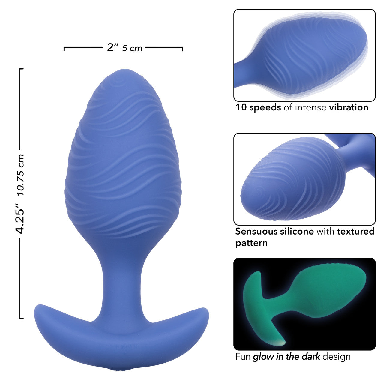 Cheeky Vibrating Glow-In-The-Dark Large Butt Plug The Love Store Online Cheeky Vibrating Glow-In-The-Dark Large Butt Plug The Love Store Online