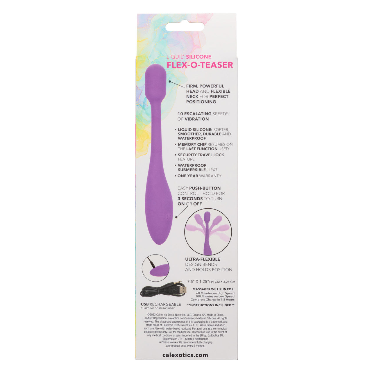 Bliss Liquid Silicone Flex-O-Teaser Rechargeable Clitoral Stimulator