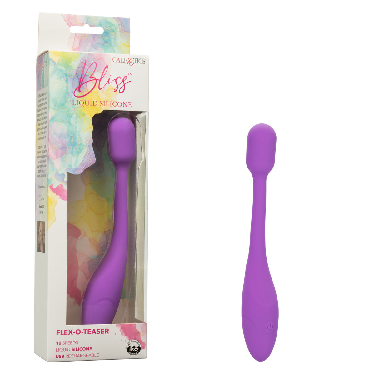 Bliss Liquid Silicone Flex-O-Teaser Rechargeable Clitoral Stimulator