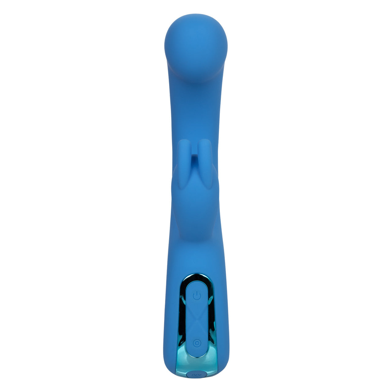 Jack Rabbit Elite Suction Rabbit Rechargeable Silicone Vibrator with Clitoral Stimulator - Blue