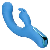 Jack Rabbit Elite Suction Rabbit Rechargeable Silicone Vibrator with Clitoral Stimulator - Blue