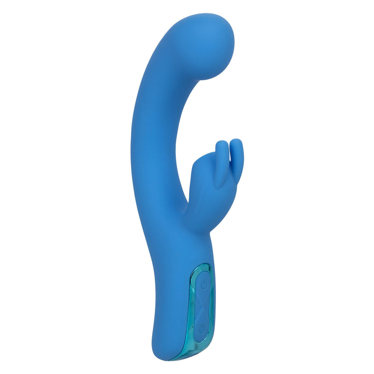 Jack Rabbit Elite Suction Rabbit Rechargeable Silicone Vibrator with Clitoral Stimulator - Blue