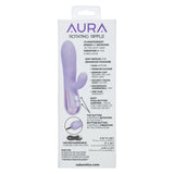 Aura Rotating Ripple Rechargeable Silicone Dual Massager