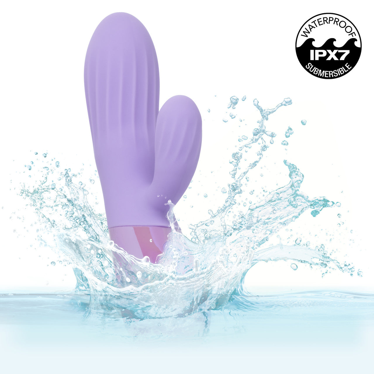 Aura Rotating Ripple Rechargeable Silicone Dual Massager