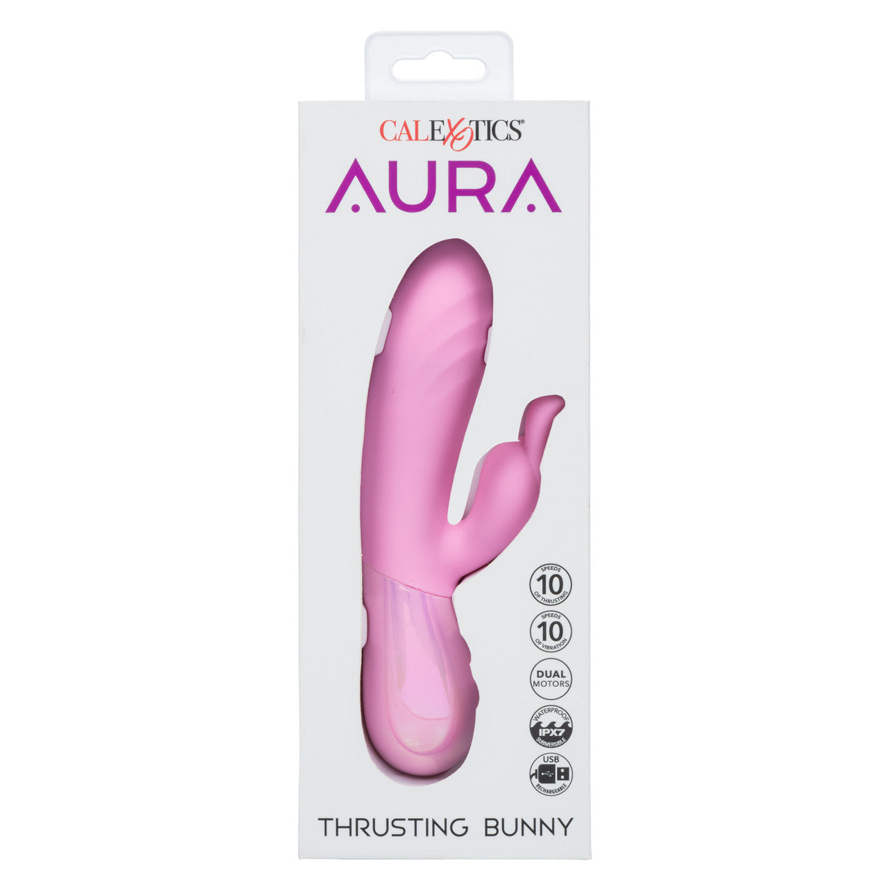Aura Thrusting Bunny Rechargeable Silicone Rabbit Vibrator