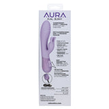 Aura Dual Bunny Rechargeable Silicone Rabbit - Purple