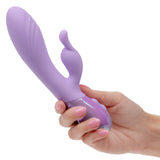 Aura Dual Bunny Rechargeable Silicone Rabbit - Purple