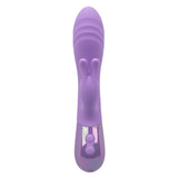 Aura Dual Bunny Rechargeable Silicone Rabbit - Purple