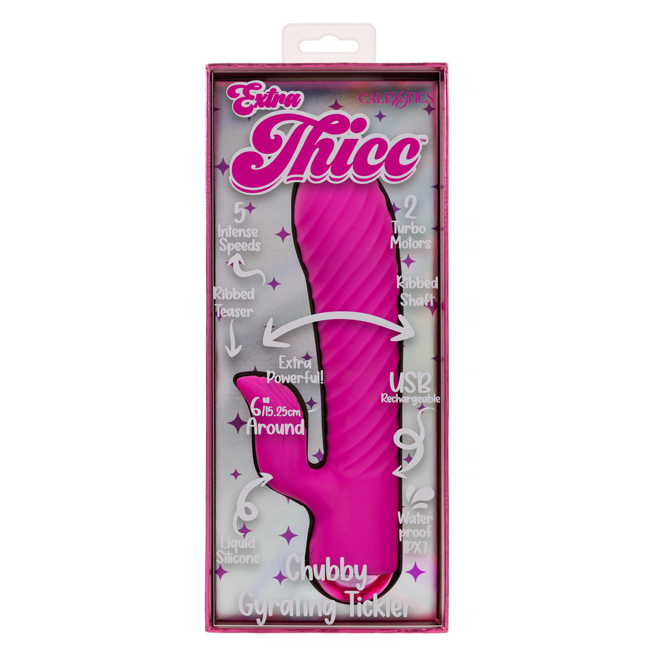 Extra Thicc Chubby Gyrating Rechargeable Silicone Tickler