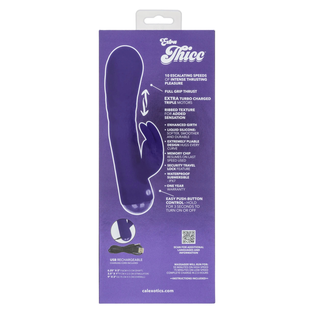 Extra Thicc Chubby Gyrating Rechargeable Silicone Tickler