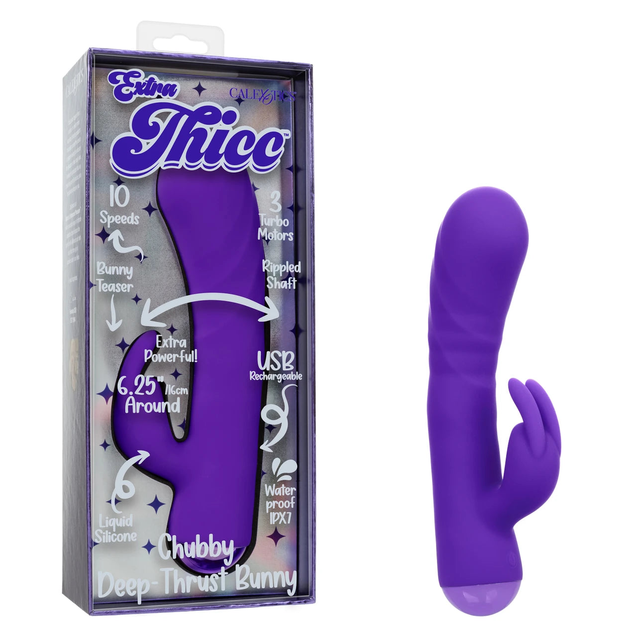 Extra Thicc Chubby Gyrating Rechargeable Silicone Tickler