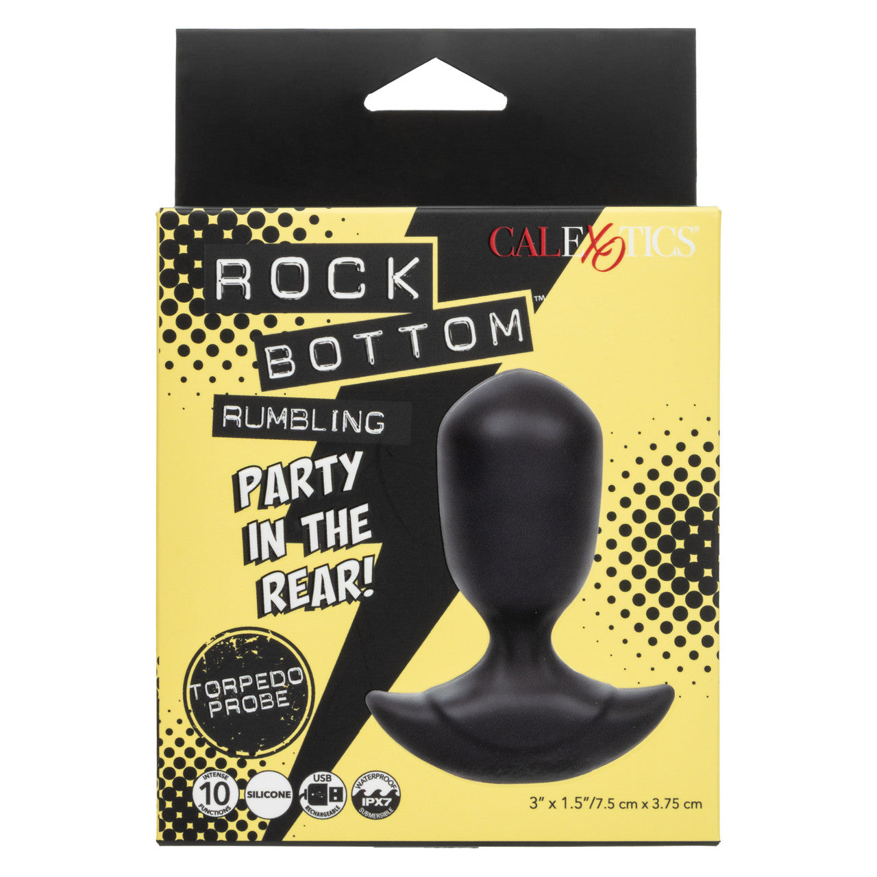 Rock Bottom Rumbling Torpedo Rechargeable Silicone Probe