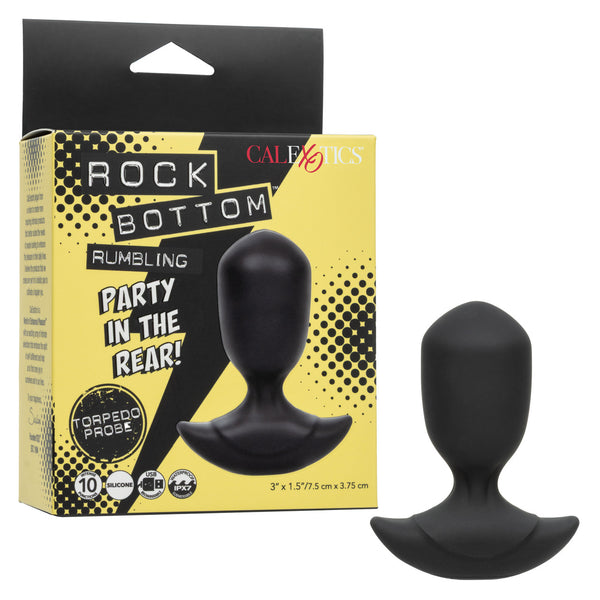 Rock Bottom Rumbling Torpedo Rechargeable Silicone Probe