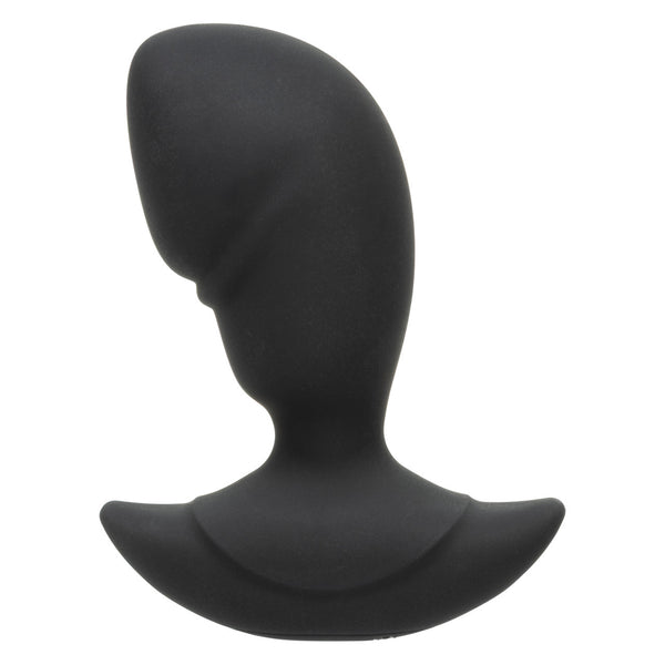 Rock Bottom Rumbling Stud Rechargeable Silicone Anal Probe - Black