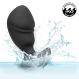 Rock Bottom Rumbling Stud Rechargeable Silicone Anal Probe - Black