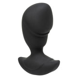 Rock Bottom Rumbling Stud Rechargeable Silicone Anal Probe - Black