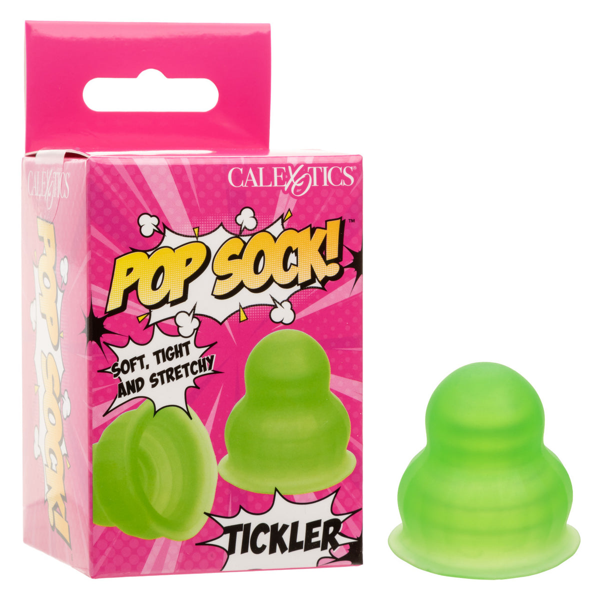 Pop Sock Tickler Reversible Textured Stroker