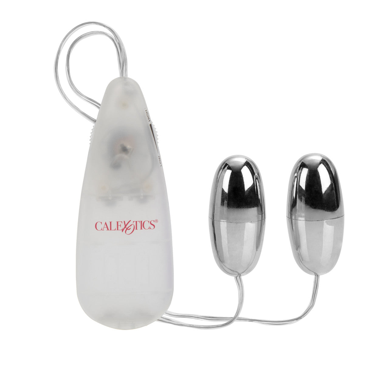 Pocket Exotics Vibrating Double Silver Bullets - Silver
