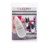 Pocket Exotics Vibrating Double Silver Bullets - Silver