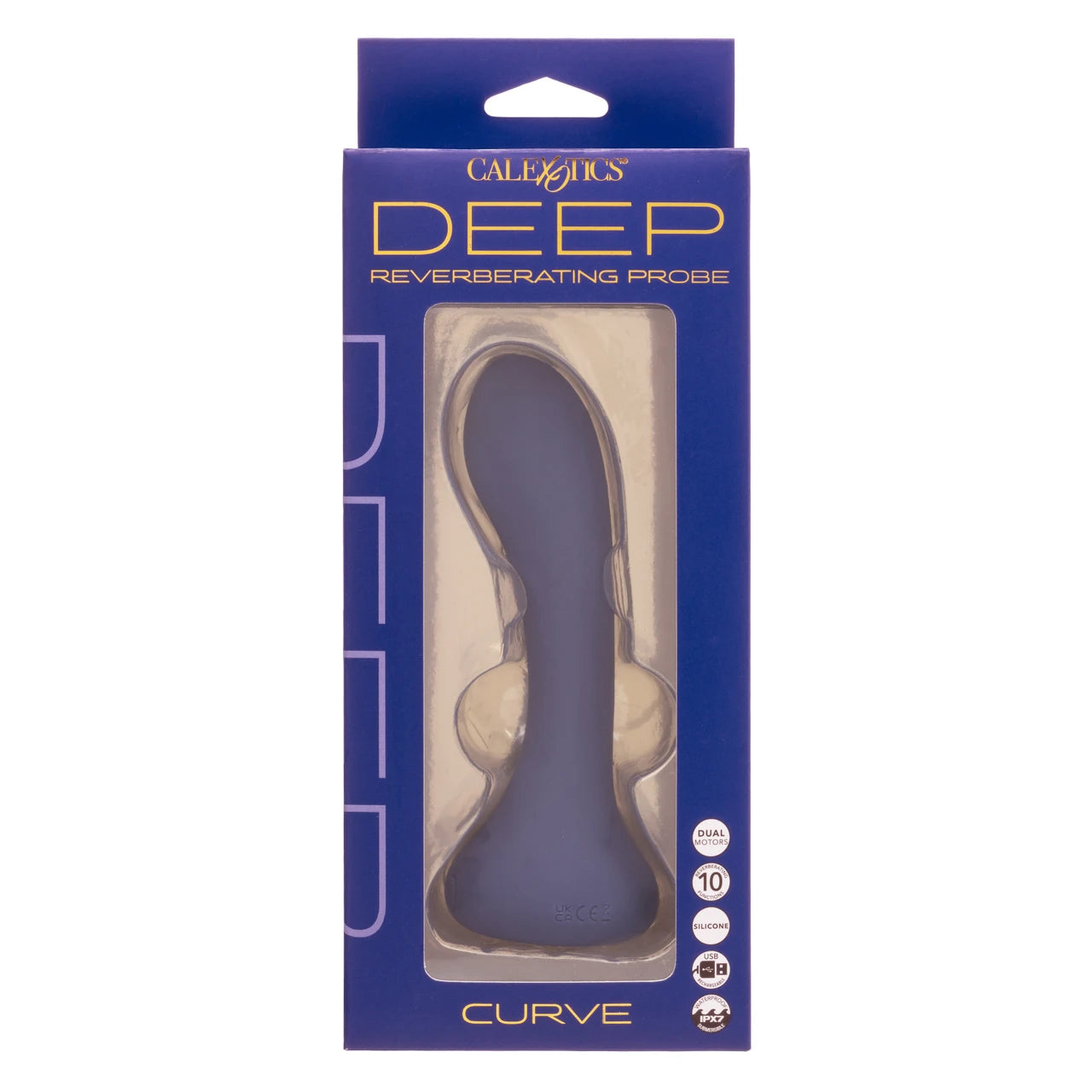 Deep Curve Rechargeable Silicone Probe - Blue