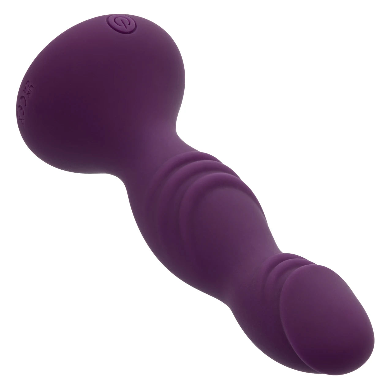 Deep Stud Rechargeable Silicone Reverberating Probe - Purple