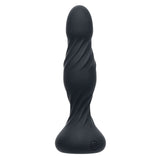 Deep Stud Rechargeable Silicone Reverberating Probe - Black