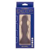 Deep Stud Rechargeable Silicone Reverberating Probe - Black
