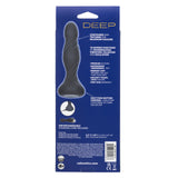 Deep Stud Rechargeable Silicone Reverberating Probe - Black