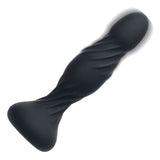 Deep Stud Rechargeable Silicone Reverberating Probe - Black