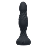 Deep Stud Rechargeable Silicone Reverberating Probe - Black