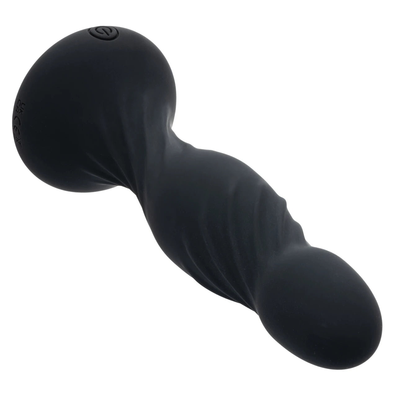 Deep Stud Rechargeable Silicone Reverberating Probe - Black