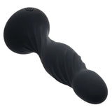 Deep Stud Rechargeable Silicone Reverberating Probe - Black