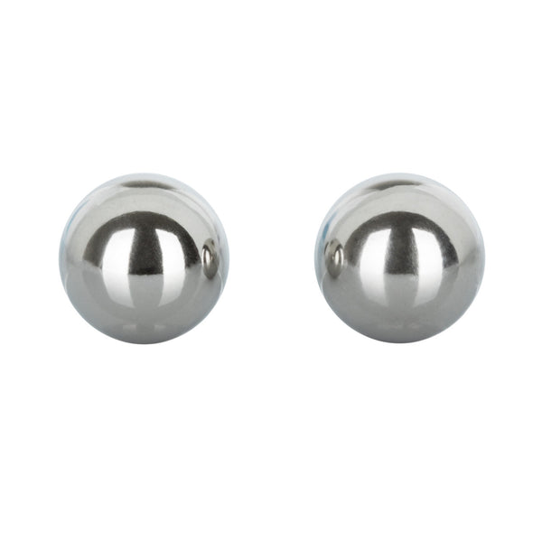 Metallic Weighted Orgasm Kegel Balls - Silver