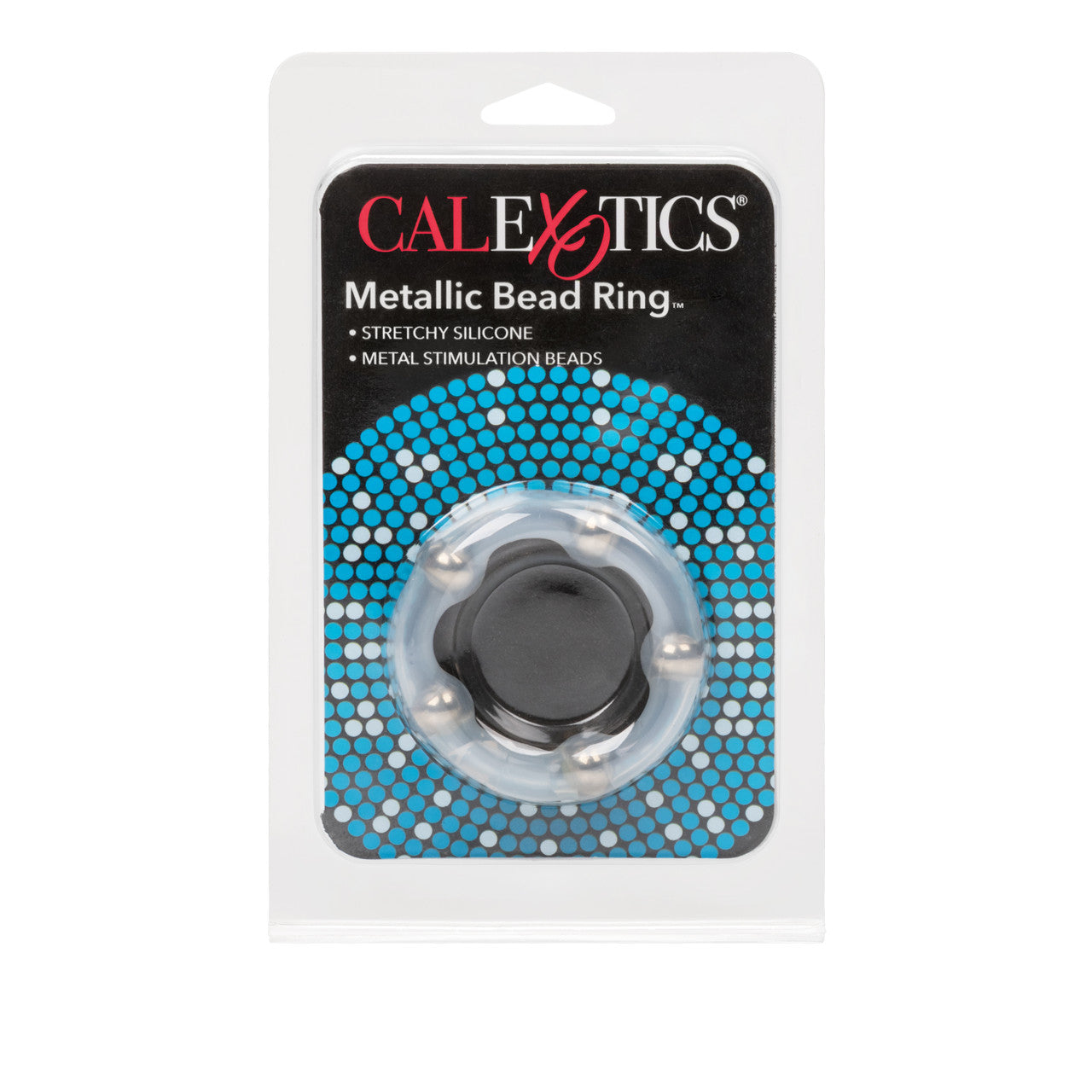 Metallic Bead Ring - Clear