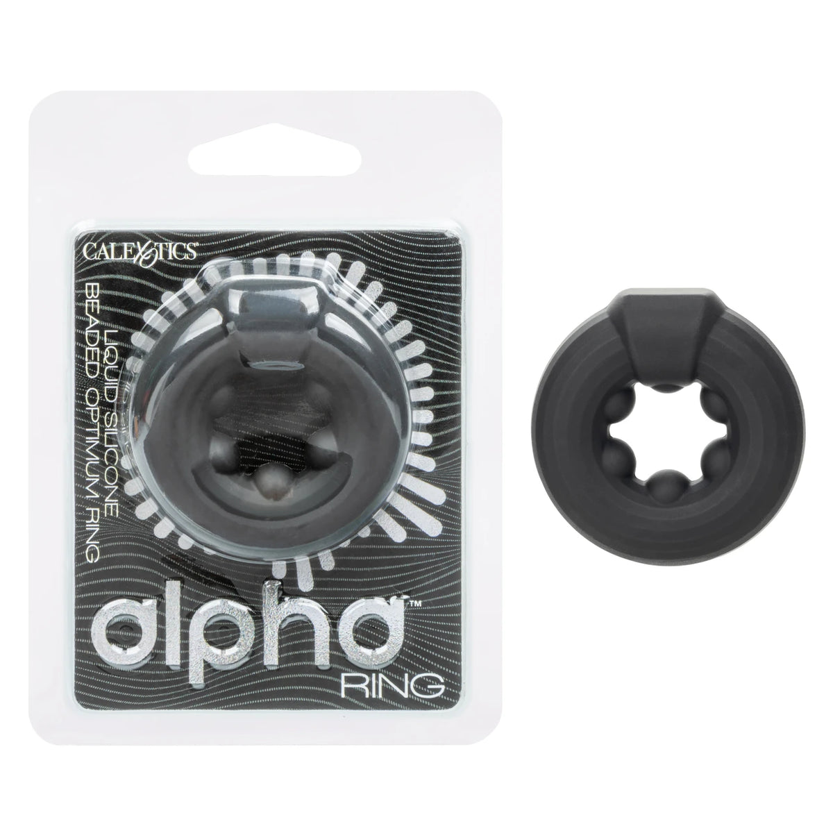Alpha Liquid Silicone Beaded Optimum Cock Ring
