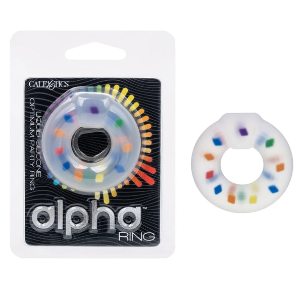 Alpha Liquid Silicone Optimum Party Ring - Multicolor