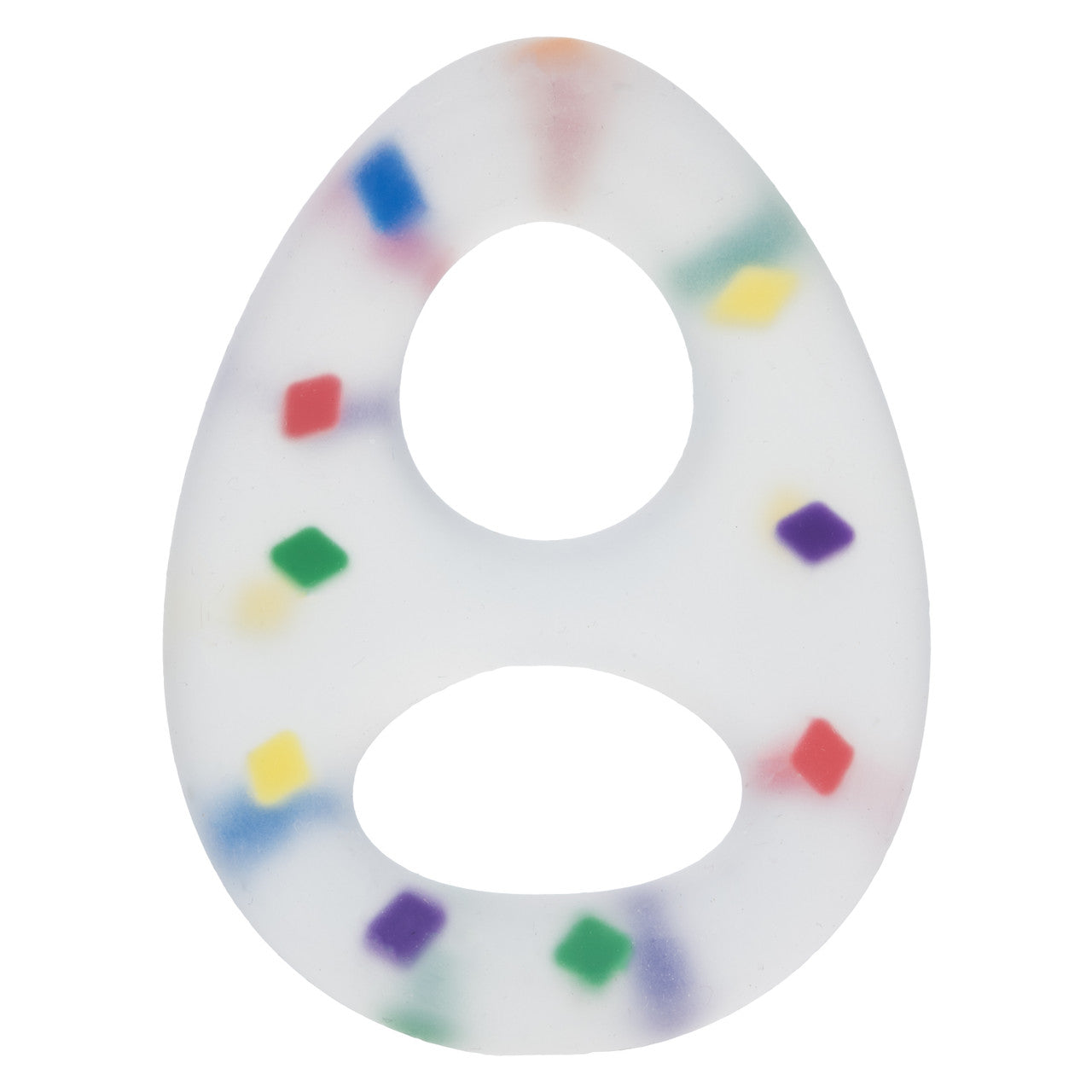 Alpha Liquid Silicone Dual Party Ring - Multicolor