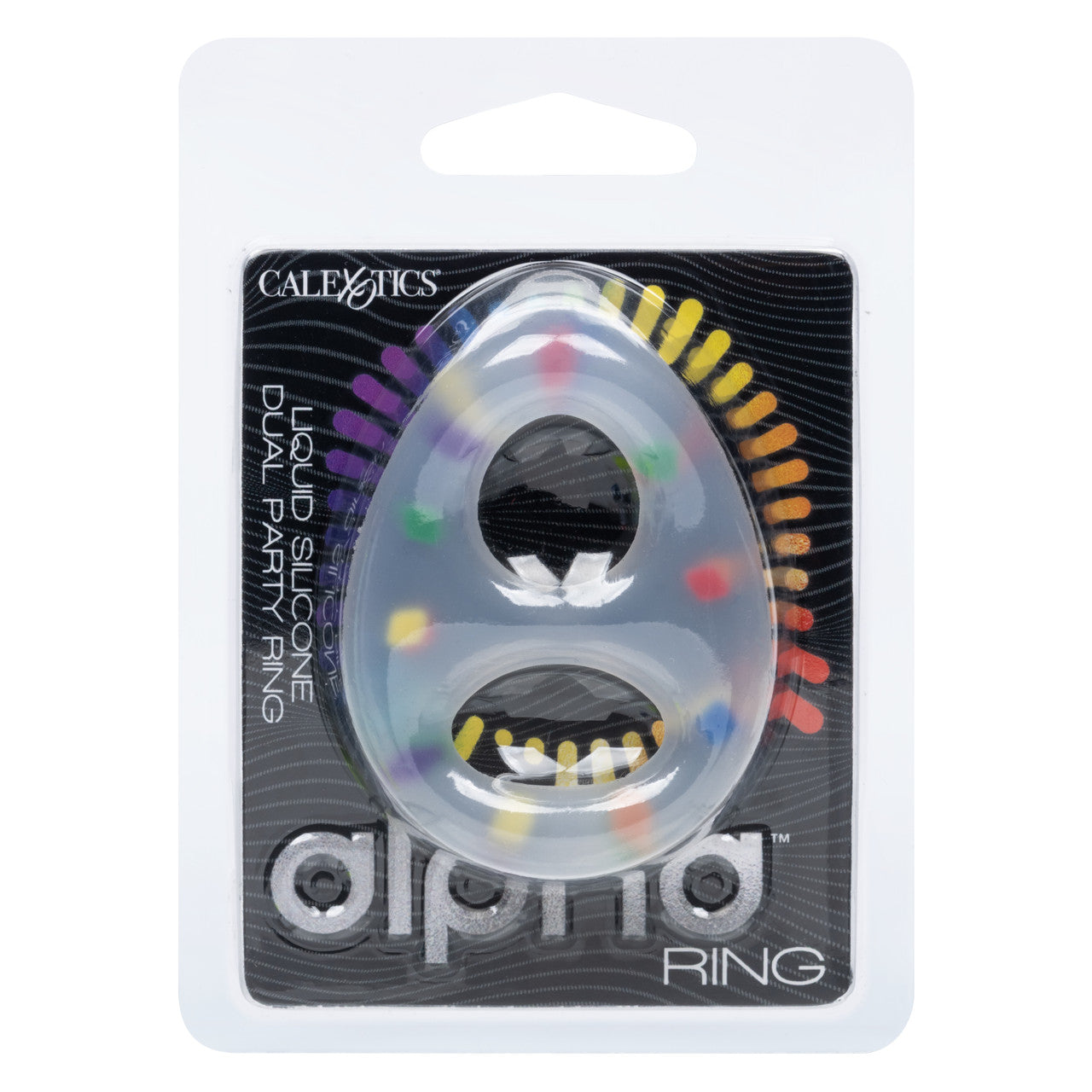 Alpha Liquid Silicone Dual Party Ring - Multicolor