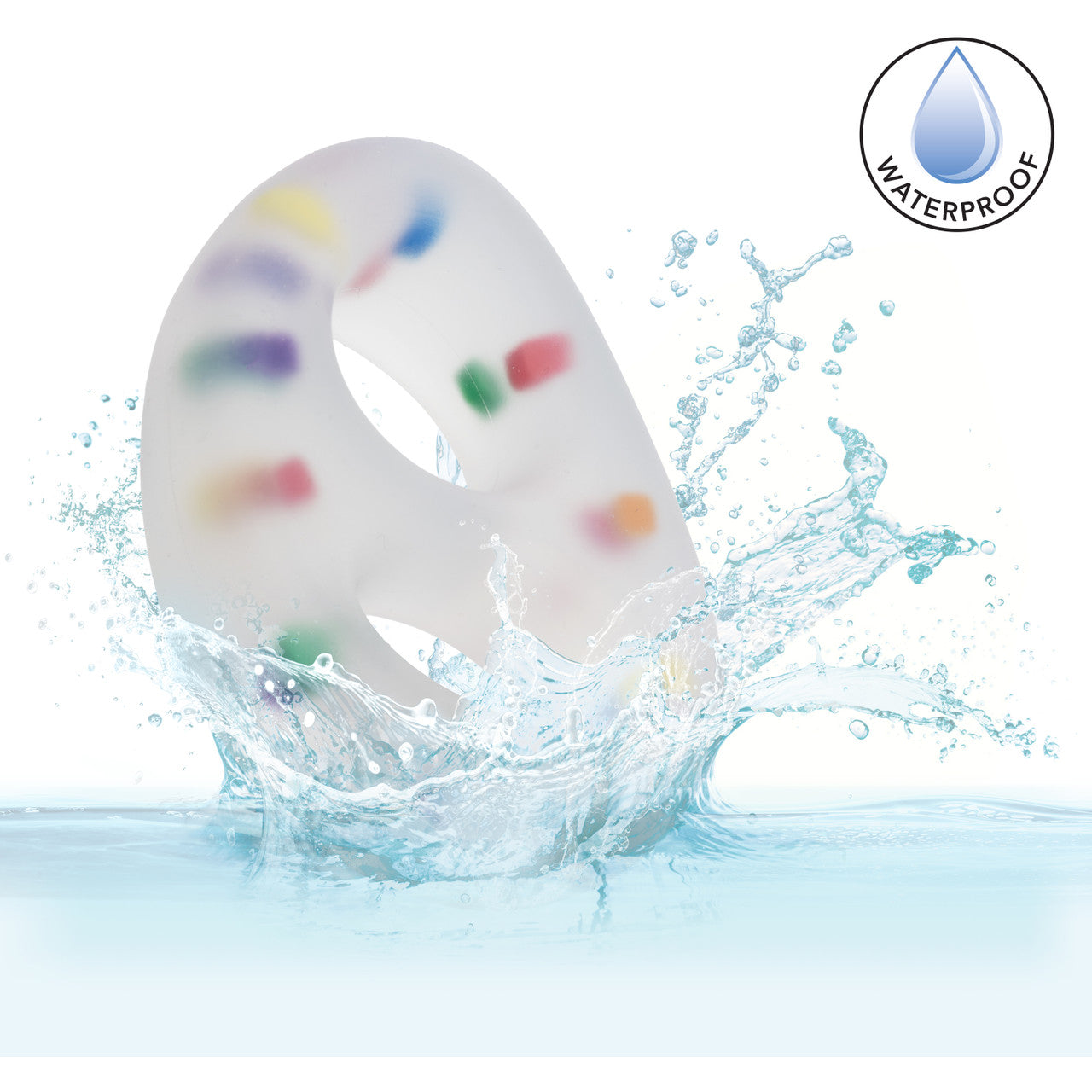Alpha Liquid Silicone Dual Party Ring - Multicolor