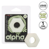 Alpha™ Glow-In-The-Dark Liquid Silicone Prolong Sexagon Ring